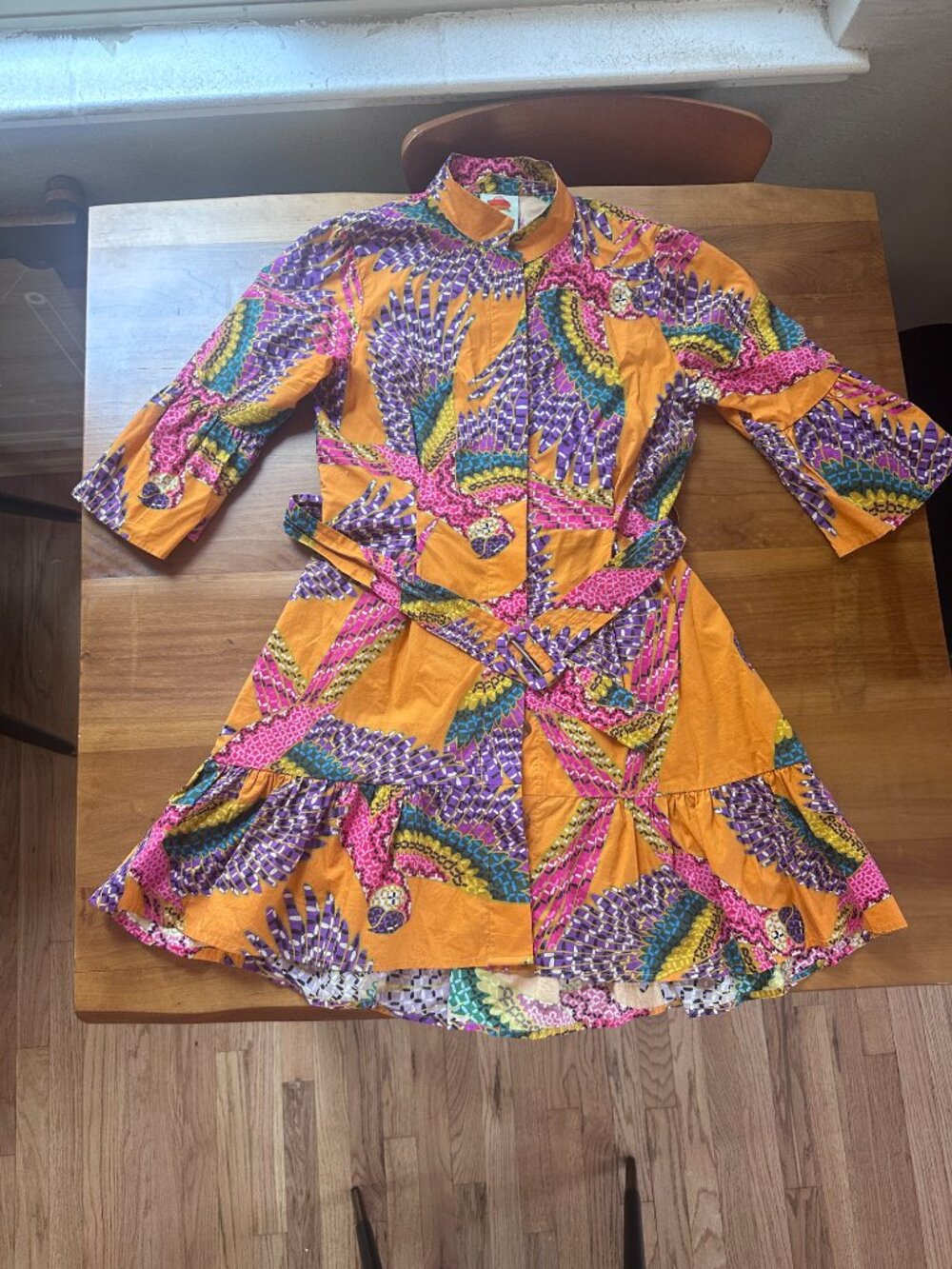 Farm Rio Beaded Macaws Mini Dress - Picture 4 of 7